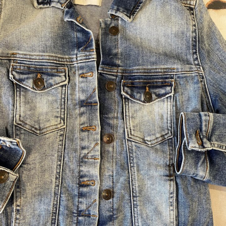 Джинсовая куртка, джинсовка Zara размер М 44-46