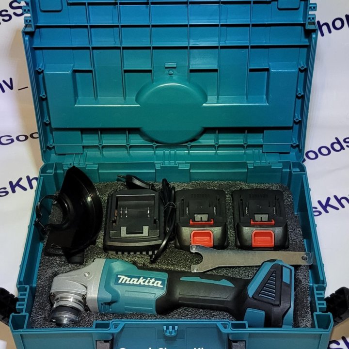 Аккумуляторная болгарка УШМ Makita 128V 125мм