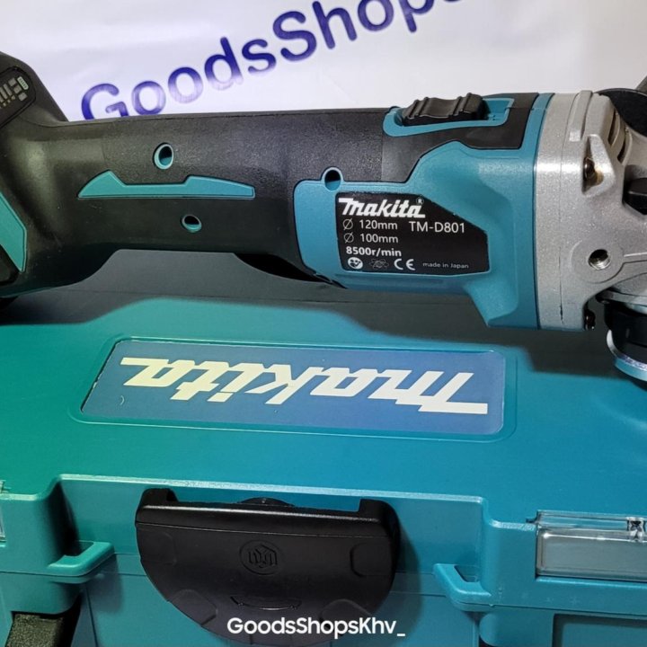 Аккумуляторная болгарка УШМ Makita 128V 125мм