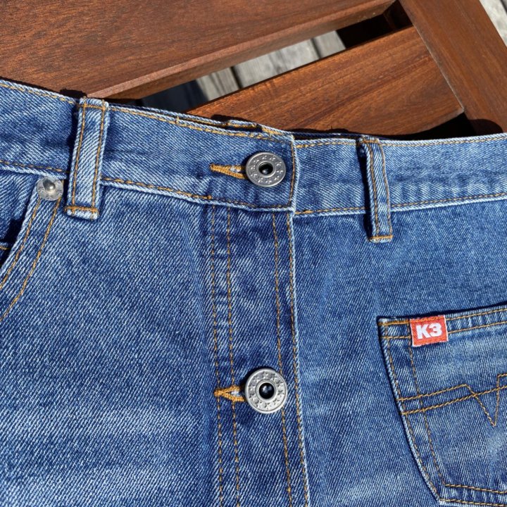 Винтажная джинсовая юбка K-3
