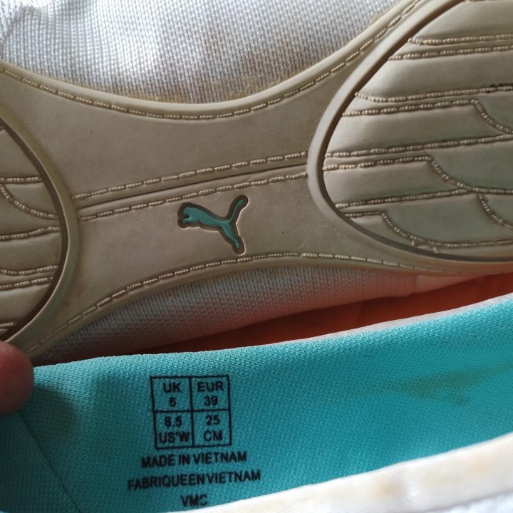 Балетки белые б/у