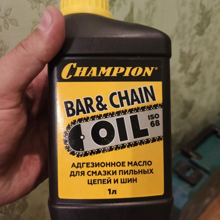 Масло Champion для смазки пильных цепей и шин, 1л