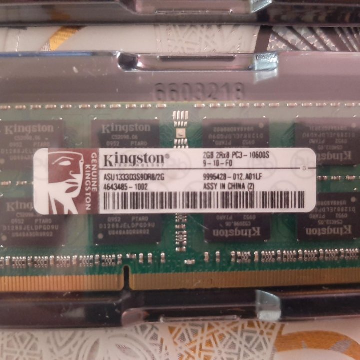 Оперативная память Micron DDR3 2Gb 1066 Mhz So-Dim