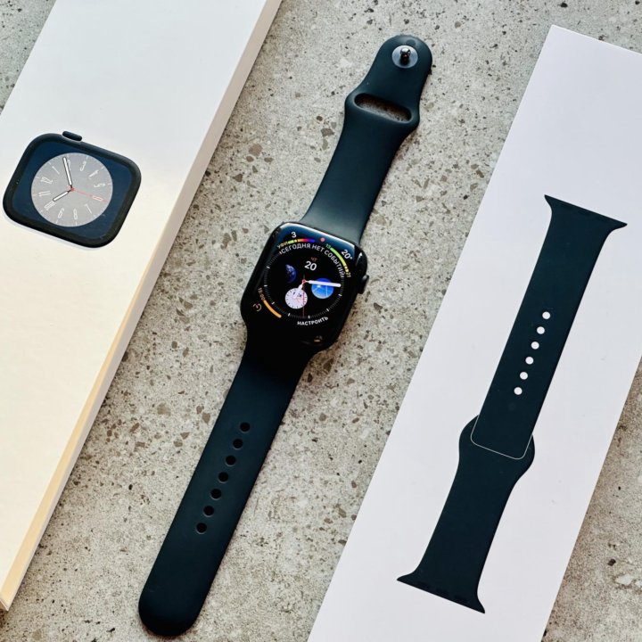 100 акб. Apple Watch Series 8 45mm Midnight