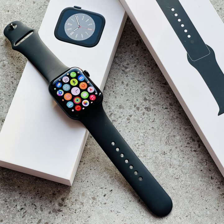 100 акб. Apple Watch Series 8 45mm Midnight