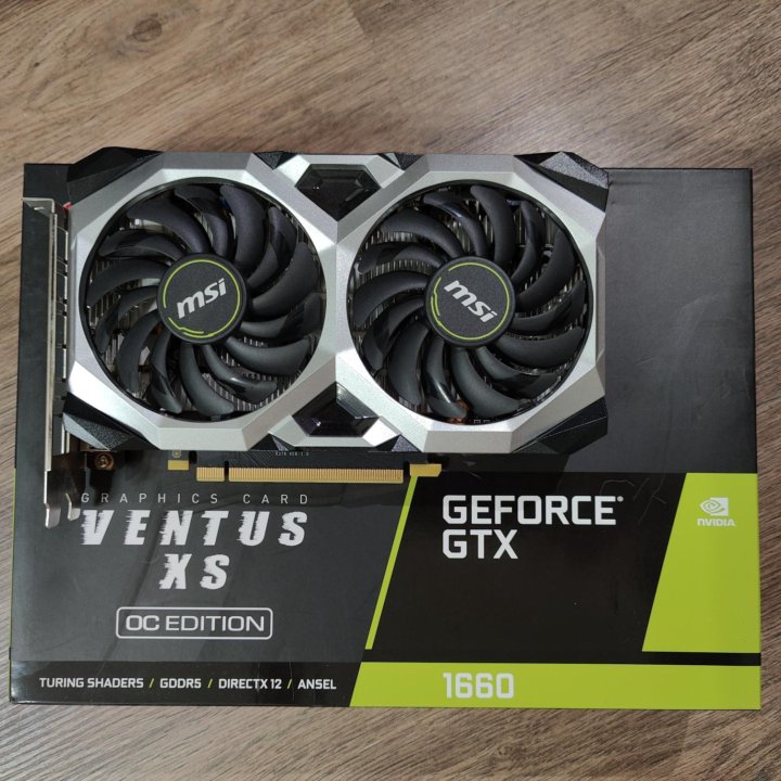 Продам видеокарту MSI GEFORCE GTX 1660 6GB