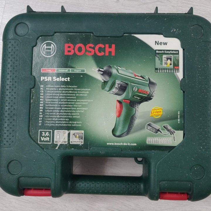 Аккумуляторная отвёртка bosch