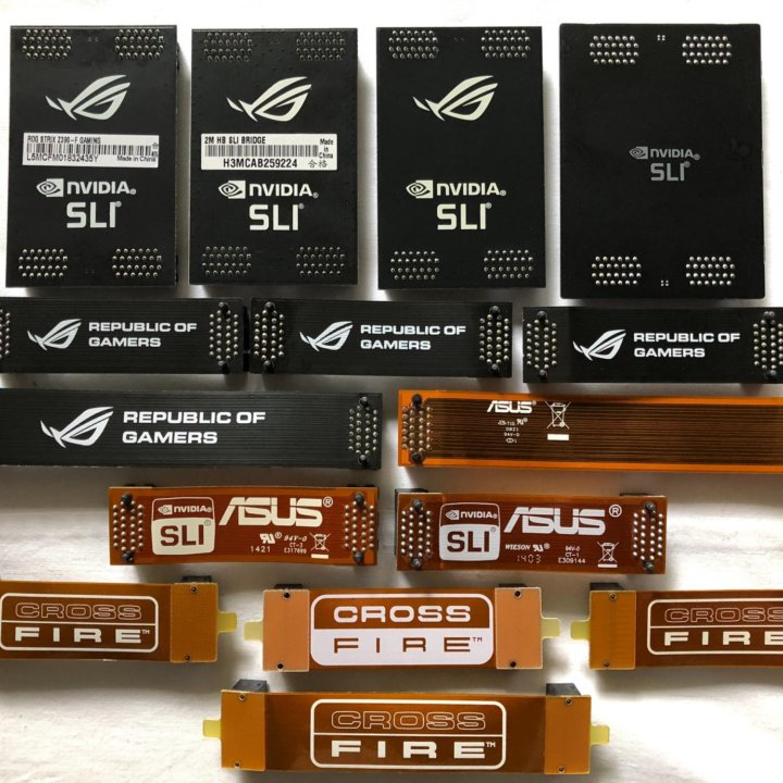 Мостики SLI/CrossFireX ASUS Gigabyte Новые