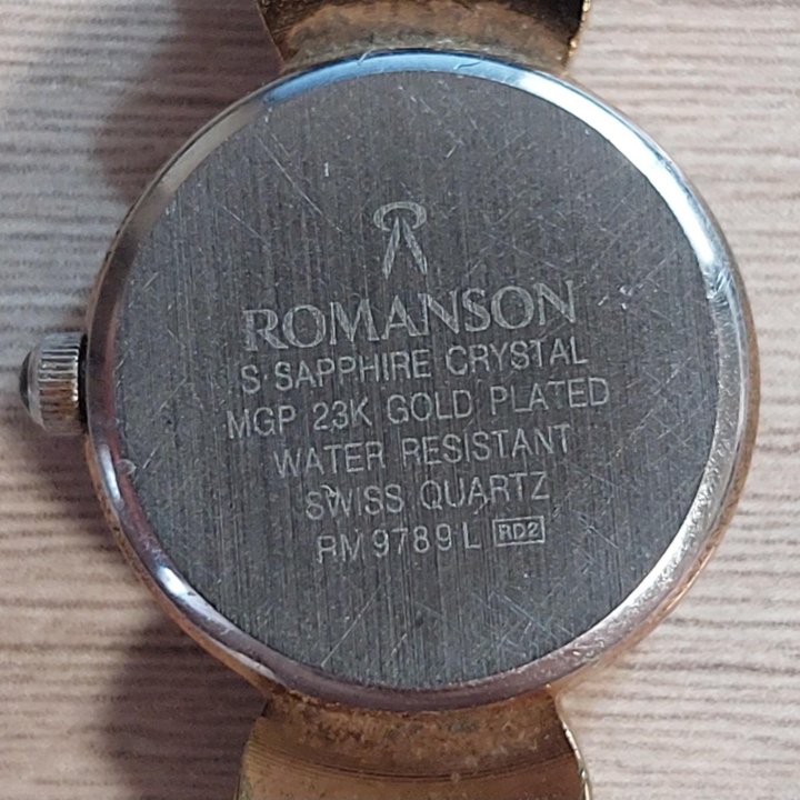 Часы Romanson mgp 23k gold plated