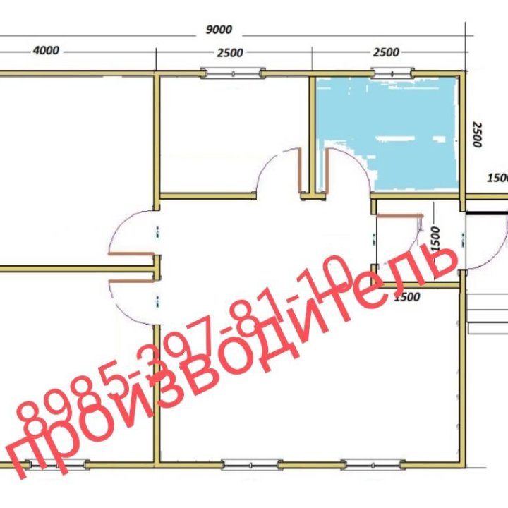 Каркасный дом 7х9