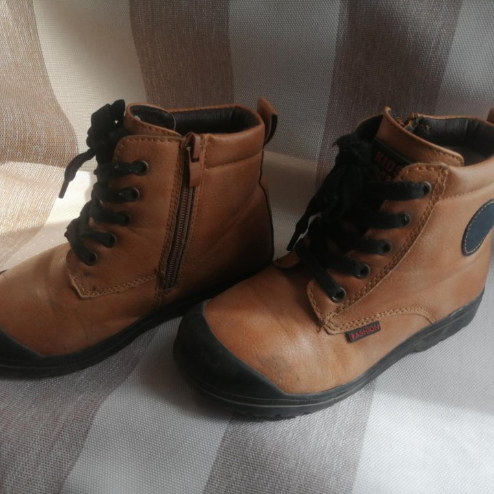 Ботинки кожа