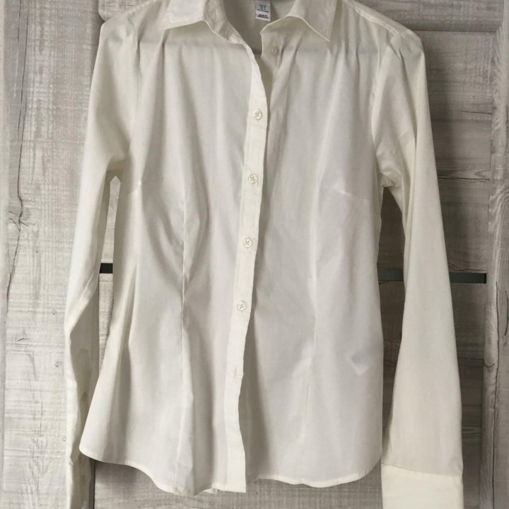 Рубашка женская H&M белая 42размер