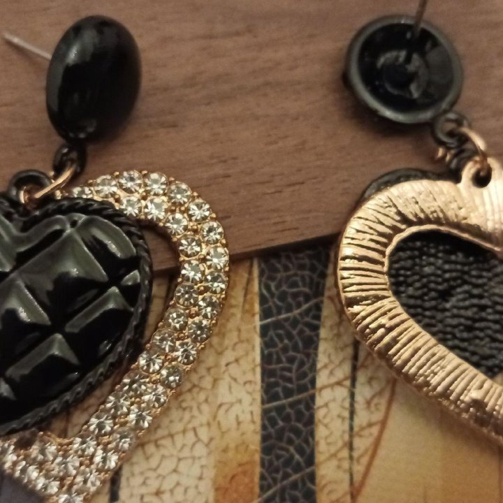 Серьги сердца