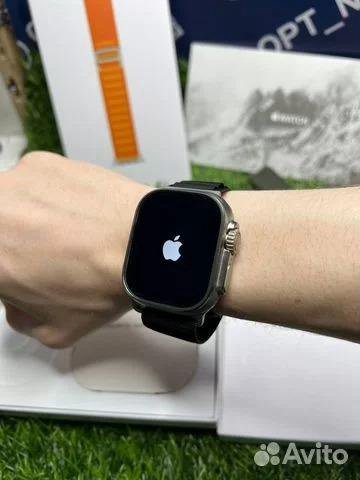 Смарт часы Apple Watch 8 Ultra c яблоком