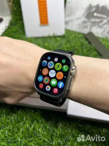 Смарт часы Apple Watch 8 Ultra c яблоком