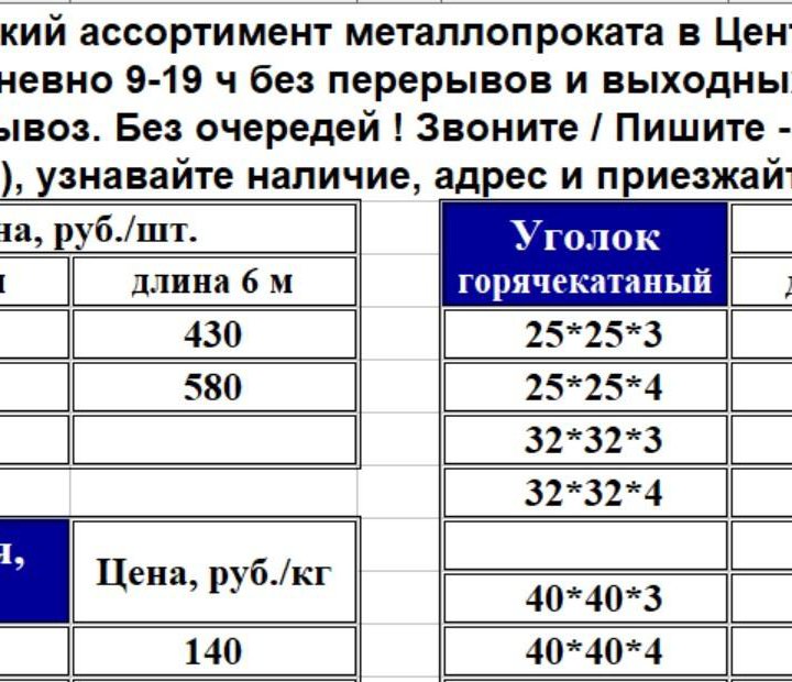 Уголок 25 / 32 / 35 / 40 равнополочный новый