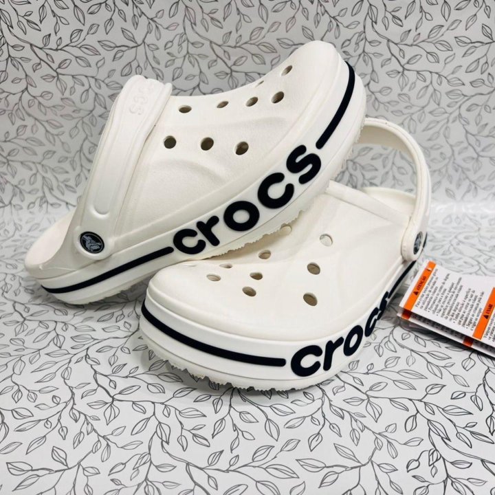 Белые Crocs оригинал крокс В наличии белые