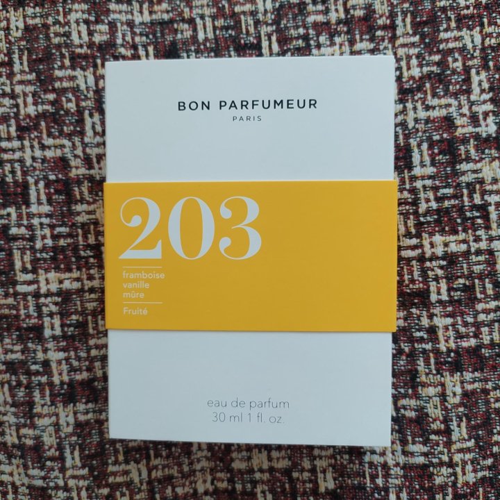 BON PARFUMEUR PARIS 203 - framboise, vanille, mûre