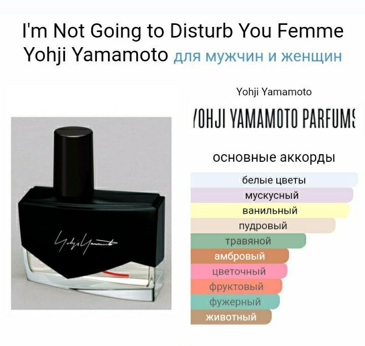 I AM NOT GOING TO DISTURB YOU FEMME (50мл)