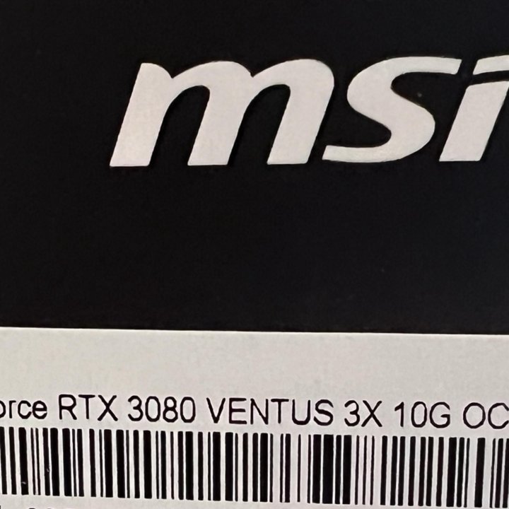 Видеокарта MSI RTX 3080 Ventus 3x