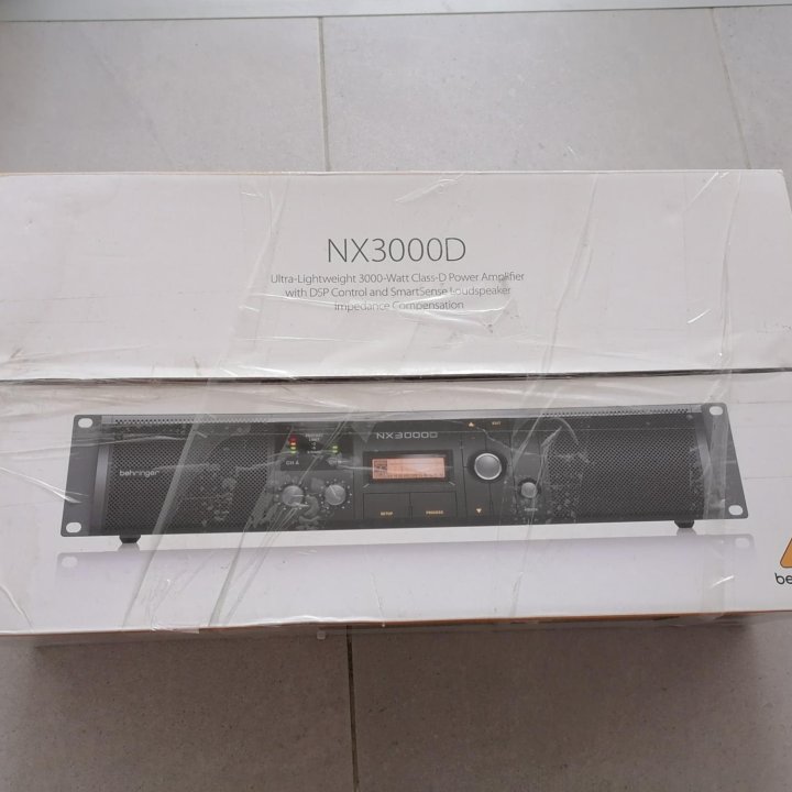 Новый Behringer NX3000D усилитель мощности с DSP 3