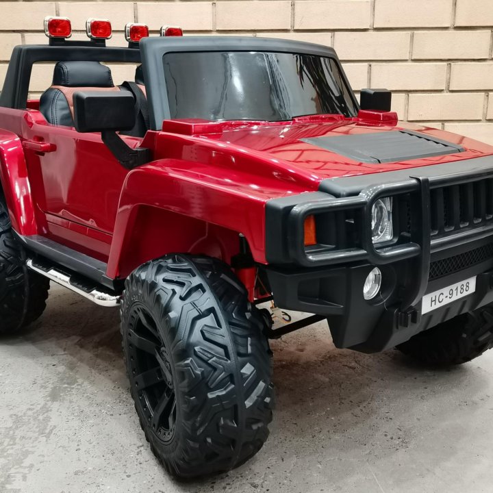 Двухместный электромобиль jeep полный привод 4WD