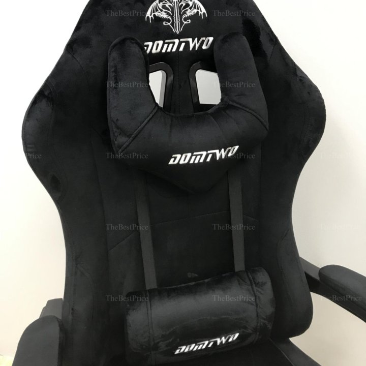 Игровое компьютерное кресло / Чёрный цвет ткань