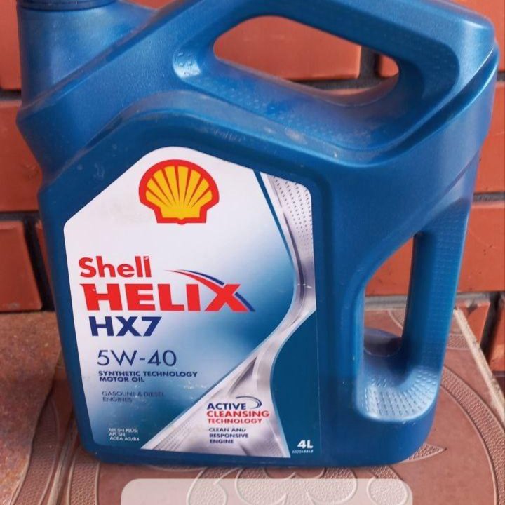 Масло SHELL HELIX HX7 5W-40