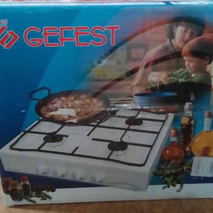 Плита Газовая Gefest ПГ 900 белая эмаль