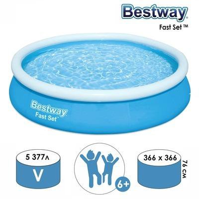 Бассейн Bestway Fast Set 57273, 366х76 см