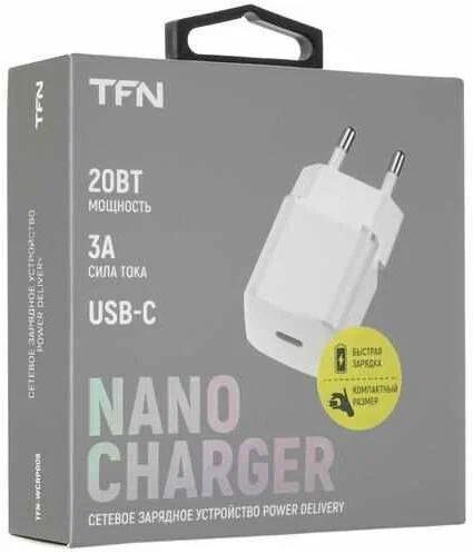 СЗУ TFN USB-C 20W White (WCRPD09)