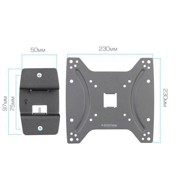 Кронштейн на стену Kromax OPTIMA-200 (15-42")