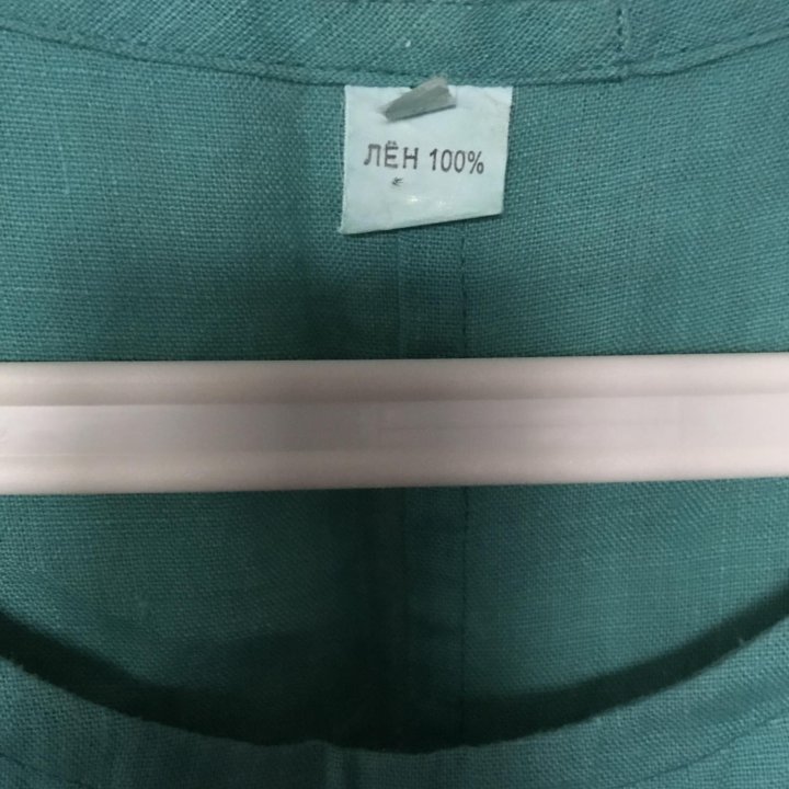 Льняное платье