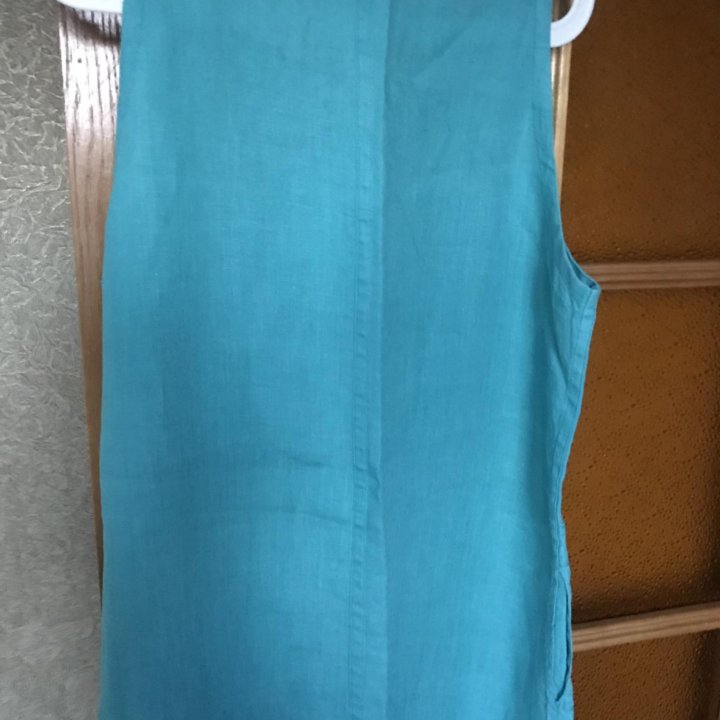 Льняное платье