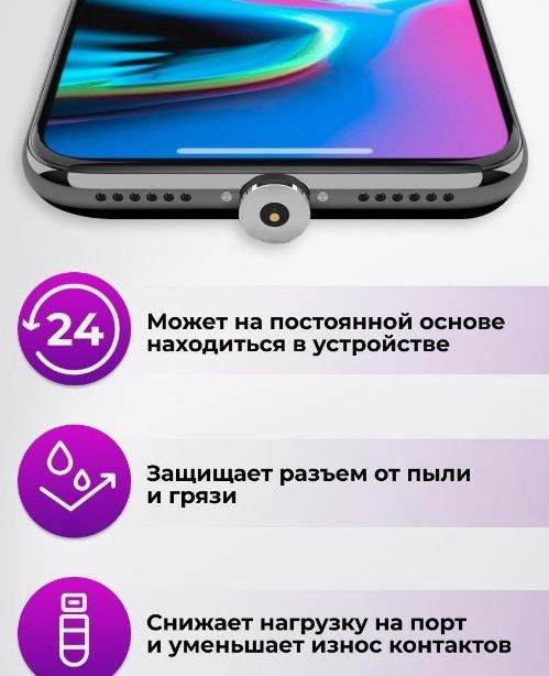 Магнитный коннектор type C для магнитного кабеля