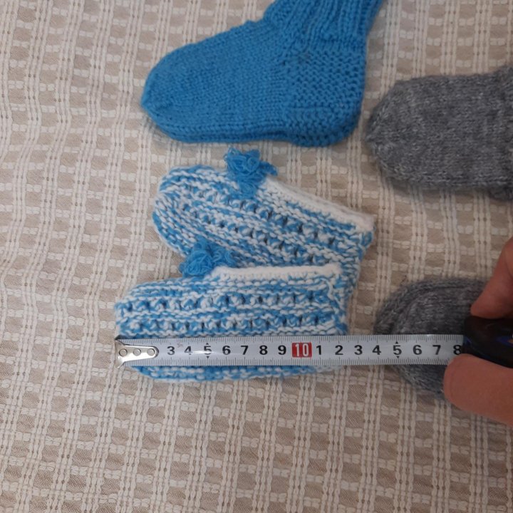 Носки теплые вязаные детские цена за все