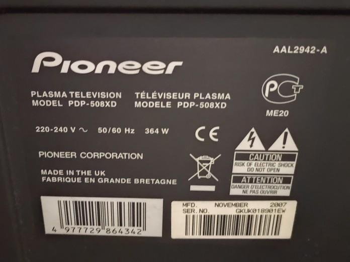 Телевизор Pioneer PDP-508XD