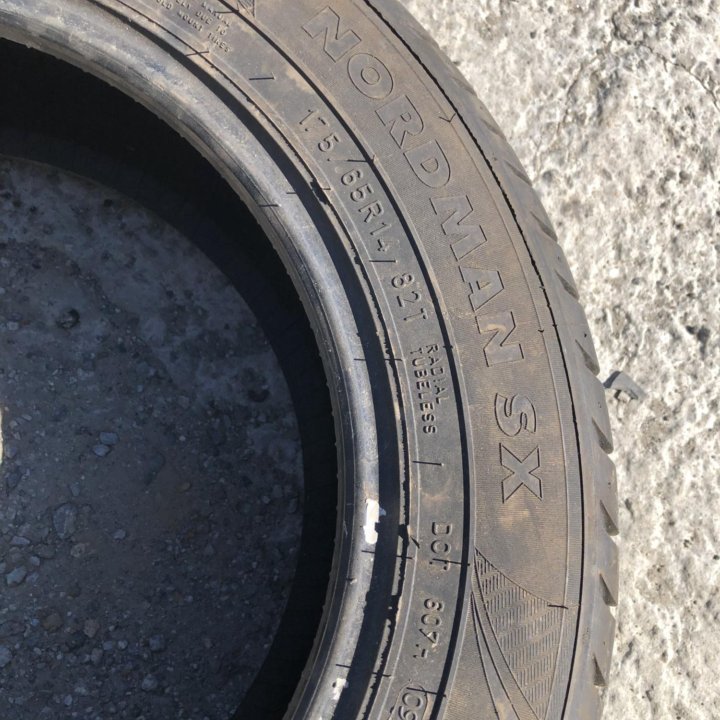 175/65 R14 шина летняя Нордман SX как Новая 1шт