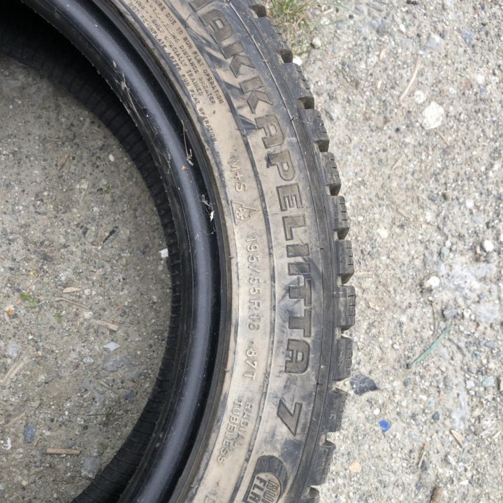 195/55 R16 Ранфлет шины зимние Нокиан 3шт