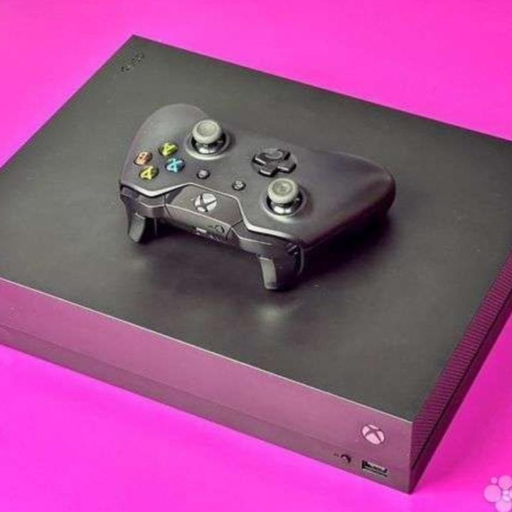 Xbox ONE X + 300 игр 4к1tb