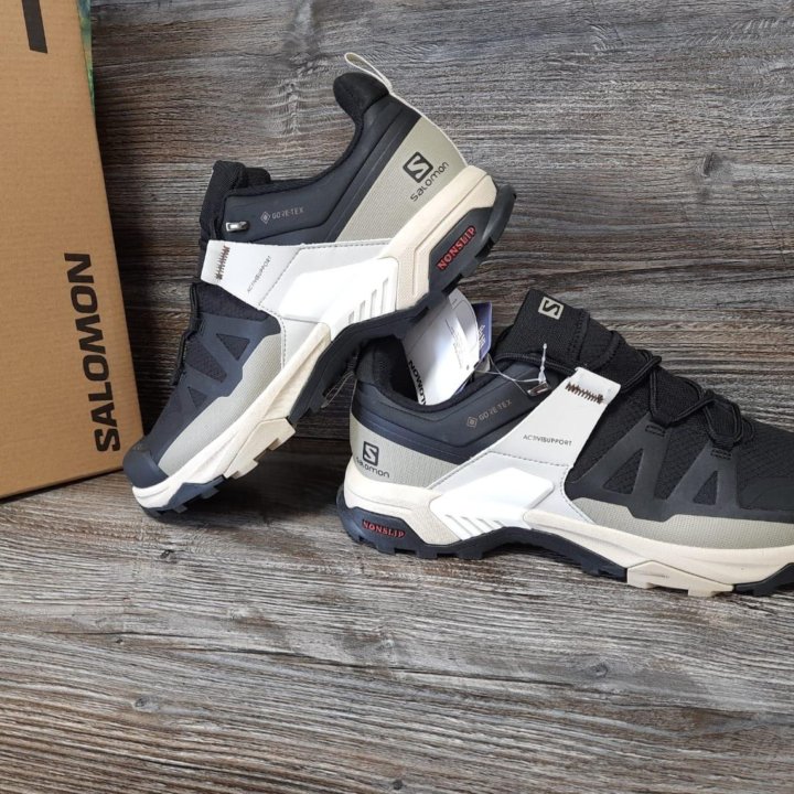 Кроссовки Salomon X Ultra4 артикул 412946 бежевый