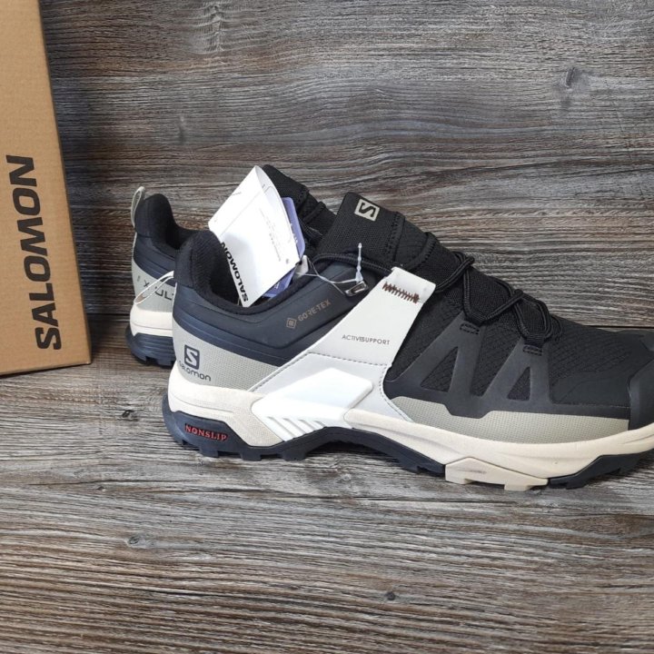 Кроссовки Salomon X Ultra4 артикул 412946 бежевый