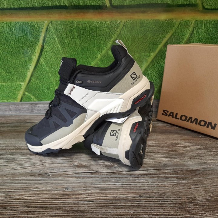 Кроссовки Salomon артикул 412946 бежевый