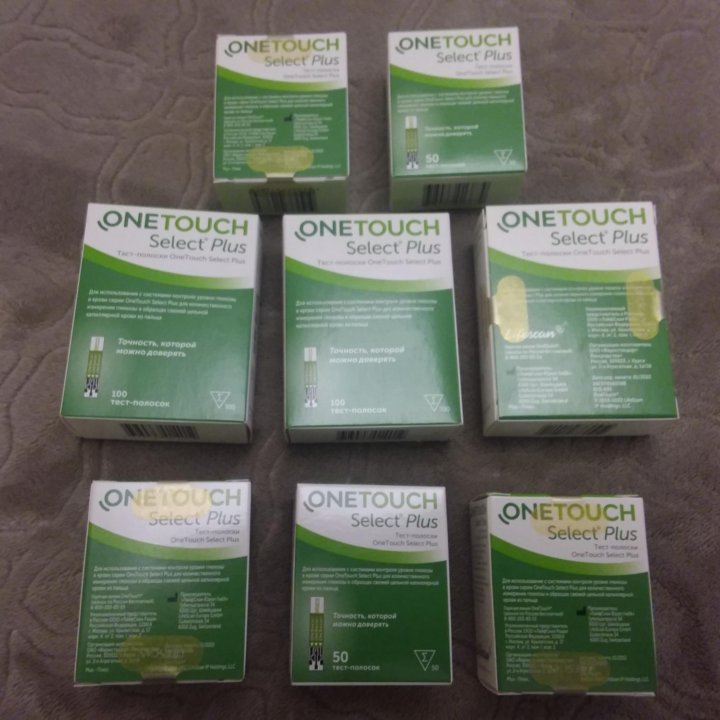 Тест полоски One touch select plus