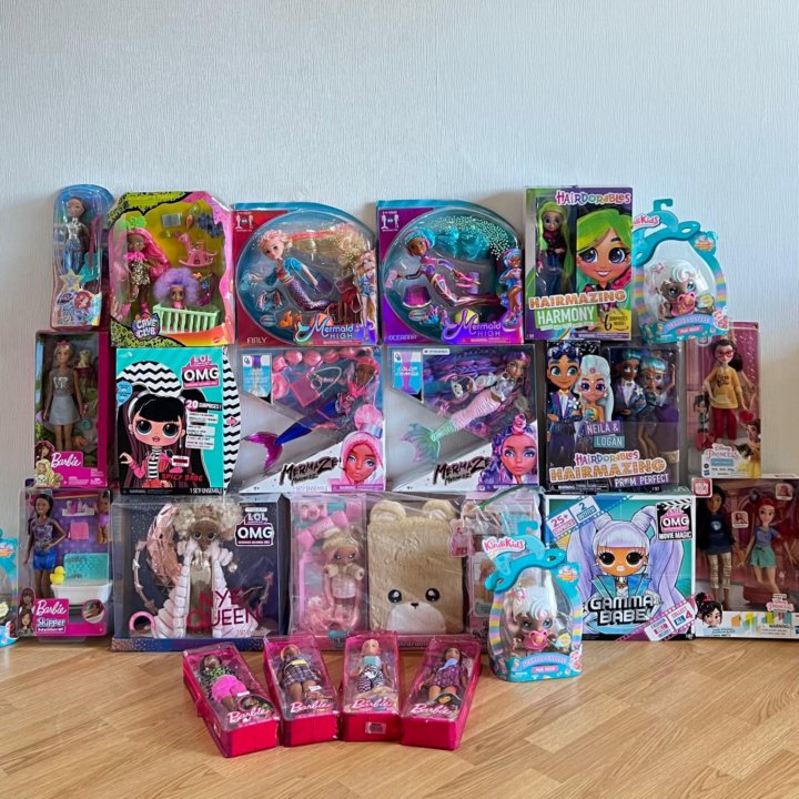 Игрушки Barbie, Disney, L.O.L., Na! Na! Na!, Kindi