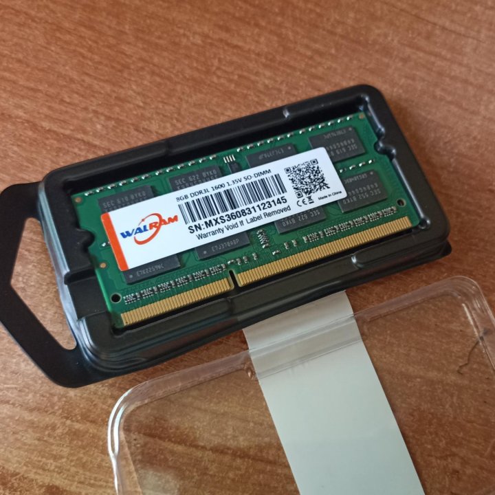 Оперативная память ddr3l 8gb 1600Mhz