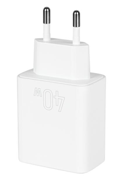 СЗУ TFN 2USB-C 40W PD White (WCRPD26)