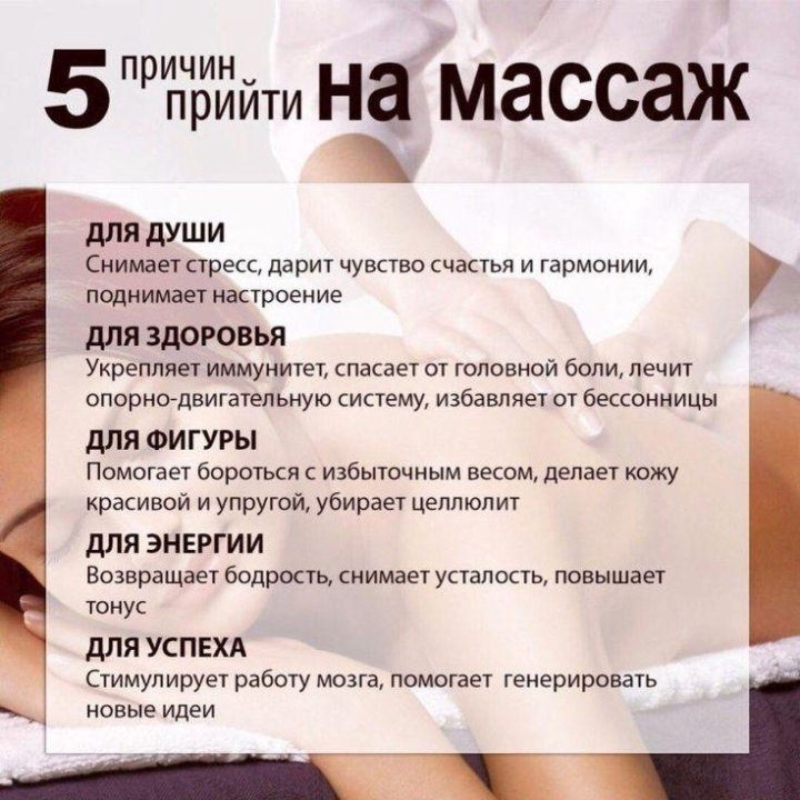 Массаж для женщин