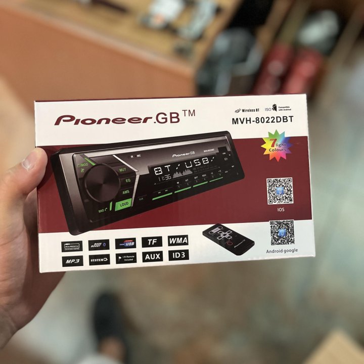 Автомагнитола Pioneer с bluetooth 1 din