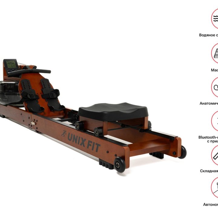 Гребной тренажер Wood Rower Dark